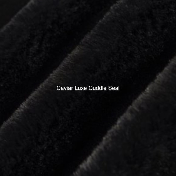 Caviar Luxe Cuddle Seal Shannon Minky