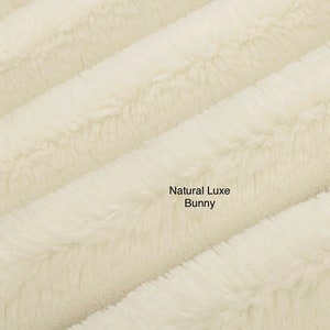 Natural Bunny Luxe Cuddle by Shannon Fabrics