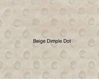 Beige Cuddle Dimple Minky from Shannon Fabrics