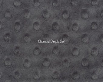Charcoal Cuddle Dimple Minky from Shannon Fabrics