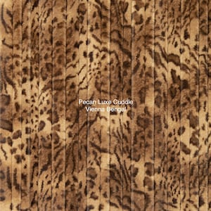 Pecan Luxe Cuddle Vienna Bengal by Shannon Fabrics