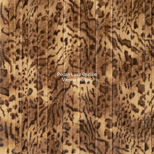 Pecan Luxe Cuddle Vienna Bengal de Shannon Fabrics