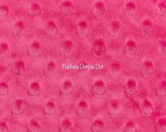 Fuchsia Cuddle Dimple Minky from Shannon Fabrics