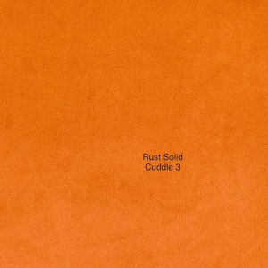 Rust Solid Cuddle 3 by Shannon Fabrics
