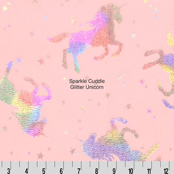 Unicorn Minky Fabric Etsy