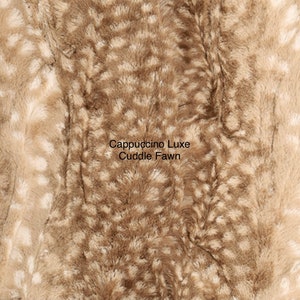 Cappuccino Cuddle Fawn Minky from Shannon Fabrics
