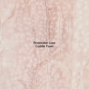 Rosewater Luxe Cuddle Fawn Minky from Shannon Fabrics