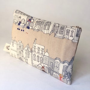 Pochette Illustrazione d'arte Porta trucco Porta penne Trousse Astuccio Quadrata o rettangolare immagine 8