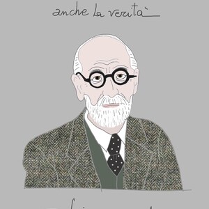 Art Print, Sigmund ,Sigmund Freud, Freud, Psicanalisi, Filosofo, Stampa darte, Frase Motivazionale, ispirazione, arte parete. image 2