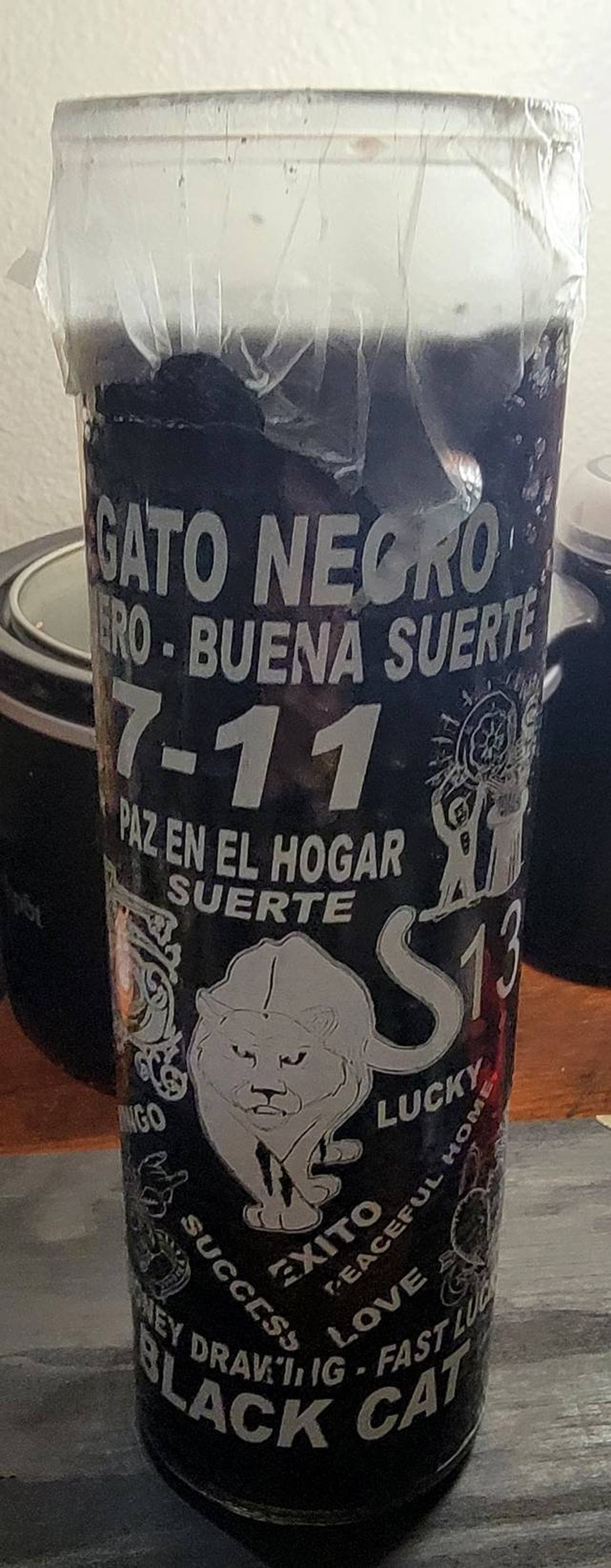 Black Cat Candle Fixed and Prepared Etsy