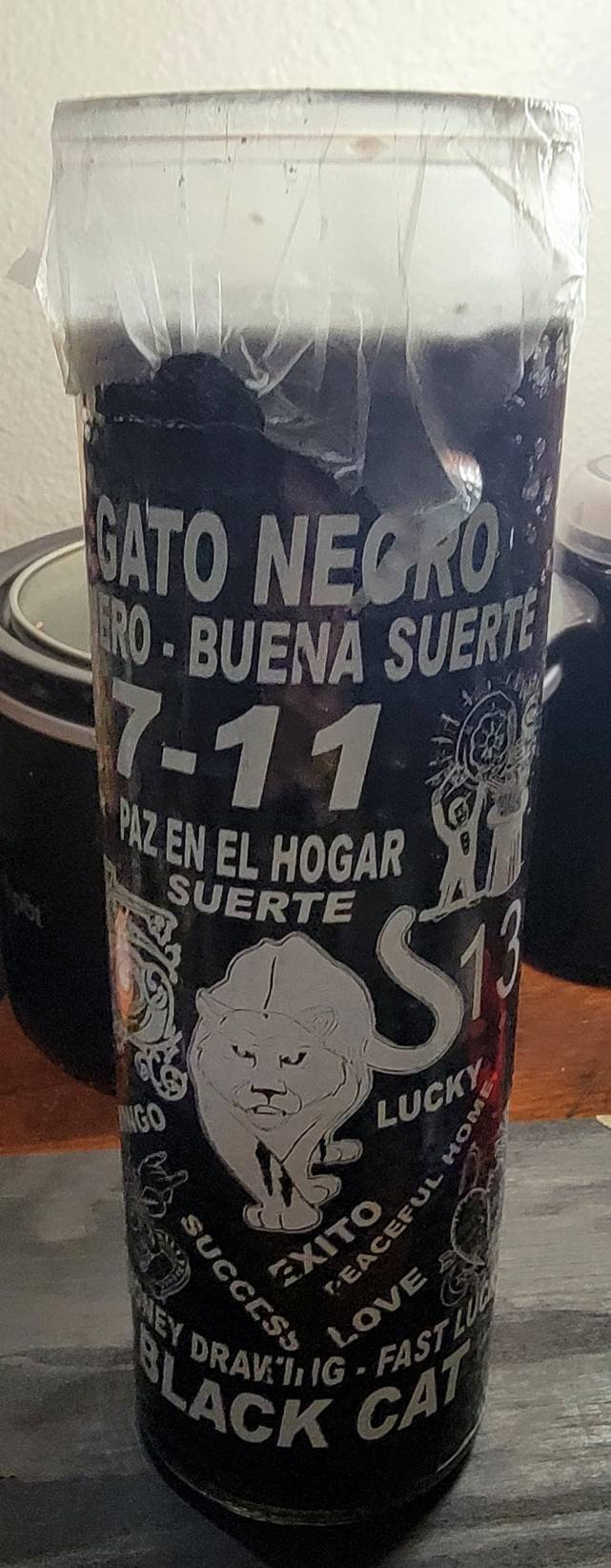 Black Cat Candle Fixed and Prepared Etsy