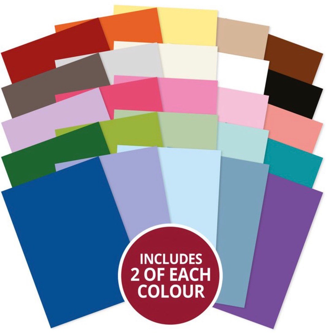 Hunkydory 50 Sheet MattTastic or Silk Color Ways Adorable Scorable