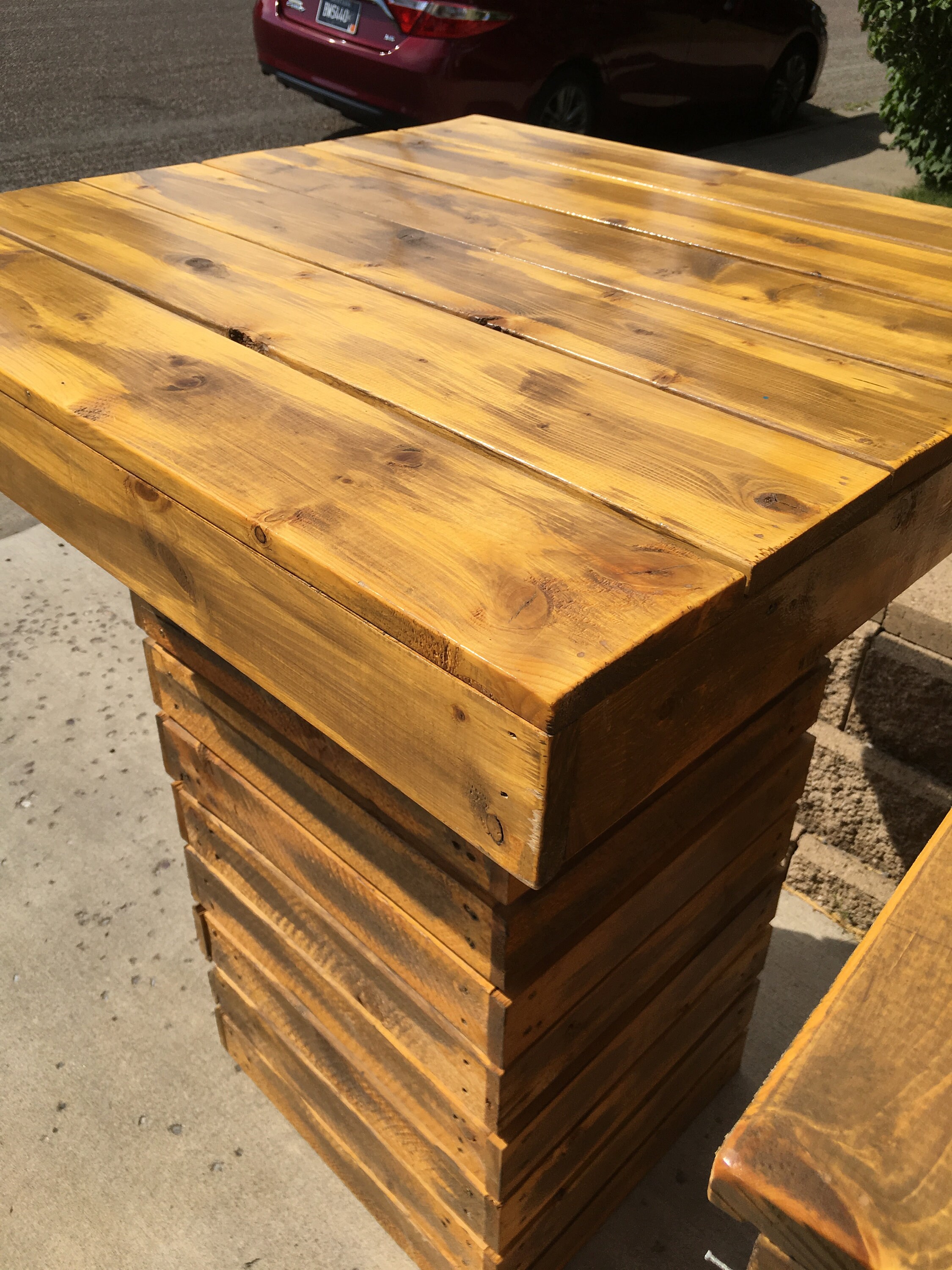 Pallet Bar Tables Etsy