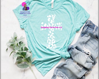 Camisa cruzada con estampado de leopardo: elija el color de la camisa