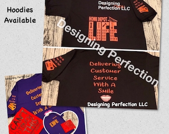 Inicio (SUDADERA) Sudadera con capucha personalizada del equipo Depot