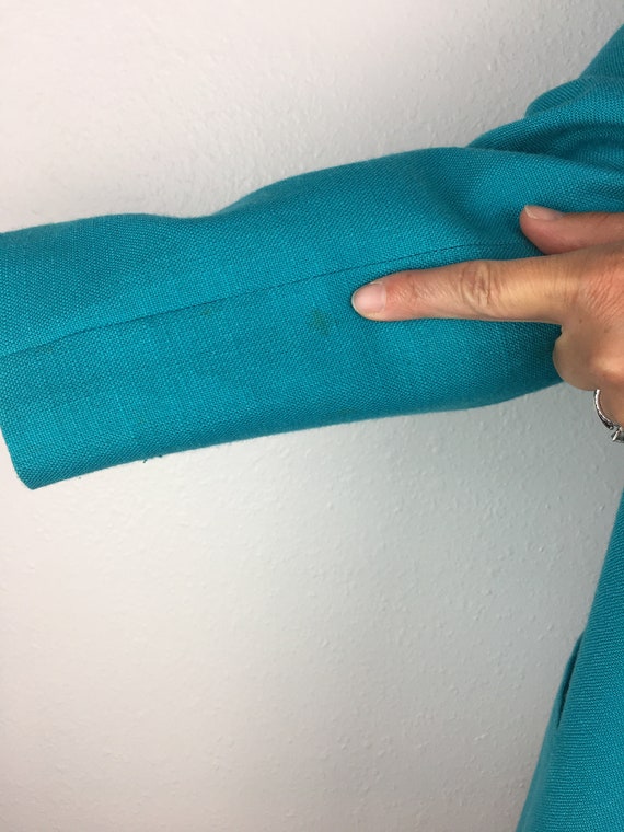 Vintage Women's Teal Blazer - image 6