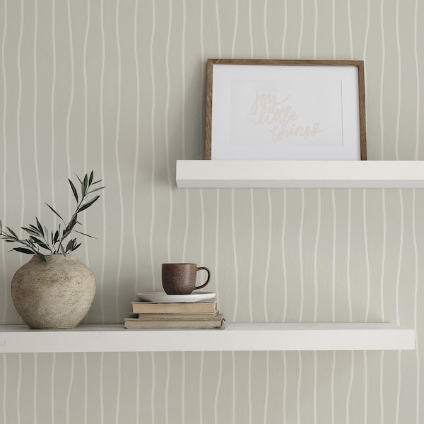 Vertical Stripe Wallpaper - Etsy