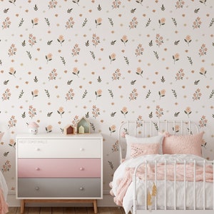 Penny Wildflower Wall Decals / Removable Flower Wall Decals / Flower Wall Stickers / Floral Walls / Girls Nursery