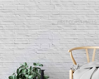 White Brick Wallpaper / White Wash Brick / Brick Wallpaper / - Etsy White Brick Wallpaper / White Wash Brick / Brick Wallpaper / - Etsy