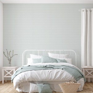 Organic Stripes Wallpaper / Alternate Colors Available / Striped Wallpaper / Pinstripe Wallpaper / Traditional Wallpaper