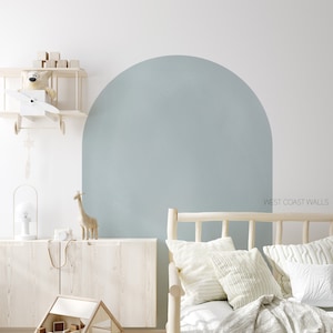 Wasserfarben bemalter Bogen Aufkleber / abnehmbarer Bogen / Boho Wandtattoo / Wandaufkleber Bogen / Boho Wanddekoration / Boho Kinderzimmer