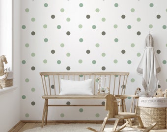 Plain Dot Wall Decals / Removable Dot Decals / Polka Dots / Dot Wall Stickers / Nursery Decor / Neutral Decor / Neutral Nursery