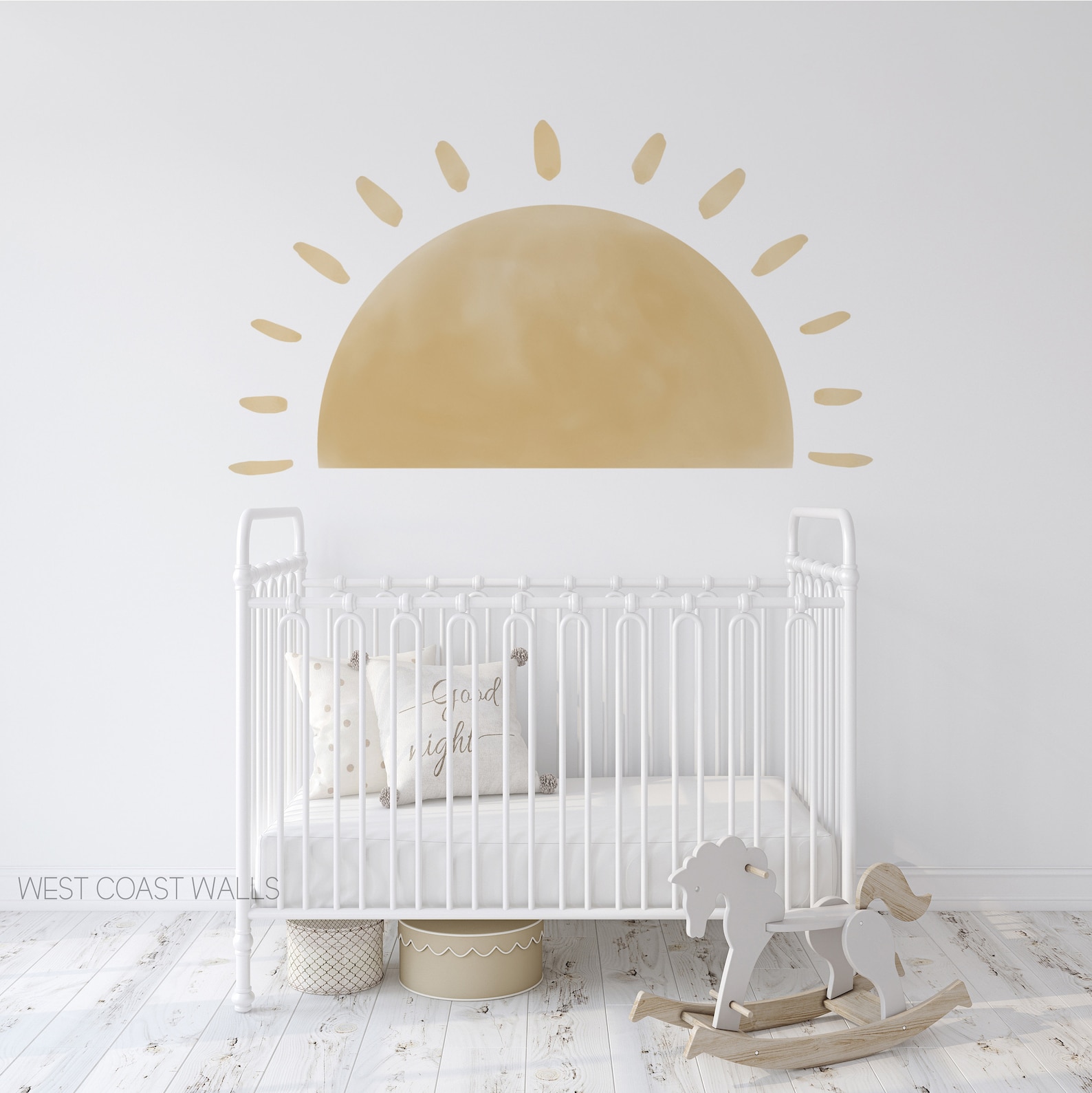 Large Sun Removable Wall Decal / Oversized Sun Decal / | Etsy