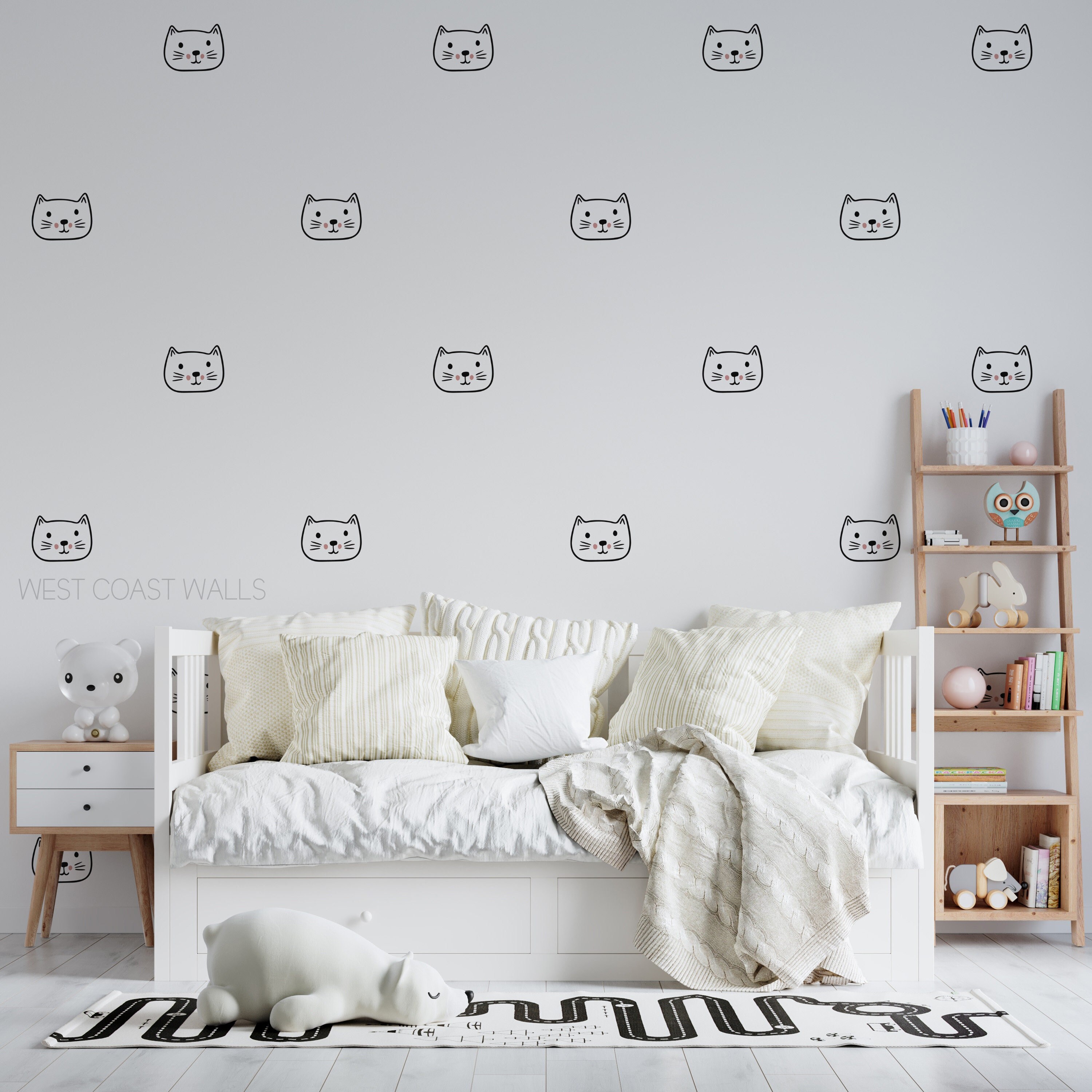 3D Acrylic Hello Kitty Wall Decoration Sticker for Baby Room, Bedroom, Game  Room, Etc. variation A 