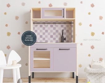 Ikea DUKTIG Kitchen Removable Decals / Ikea Play kitchen hack / Play Kitchen Accessories / Duktig Customisation / Custom Play Kitchen