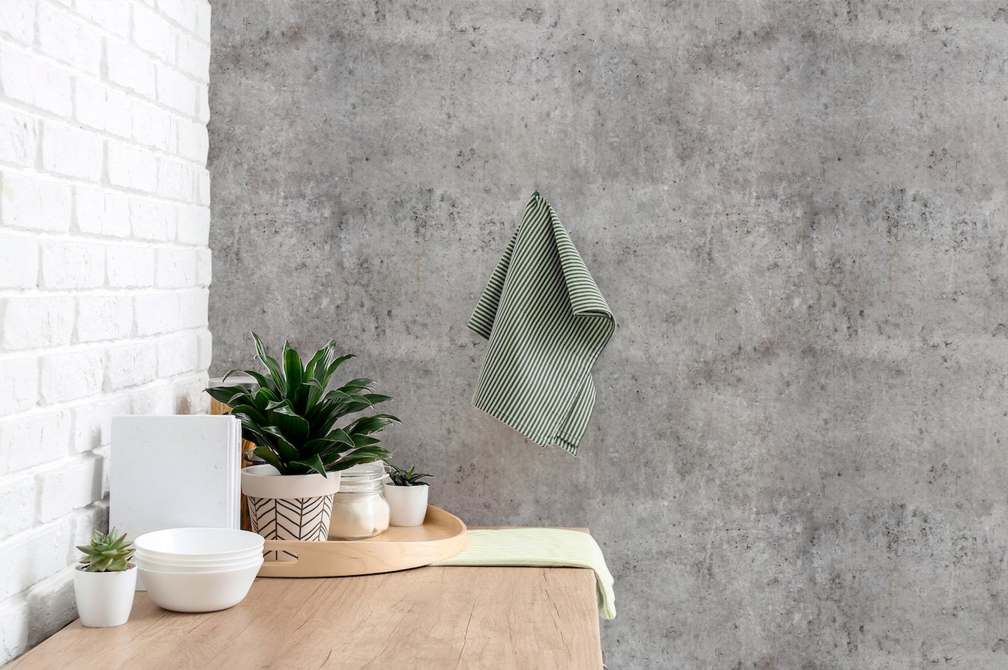 Concrete Removable Wallpaper / Concrete Walls /textured Walls Etsy