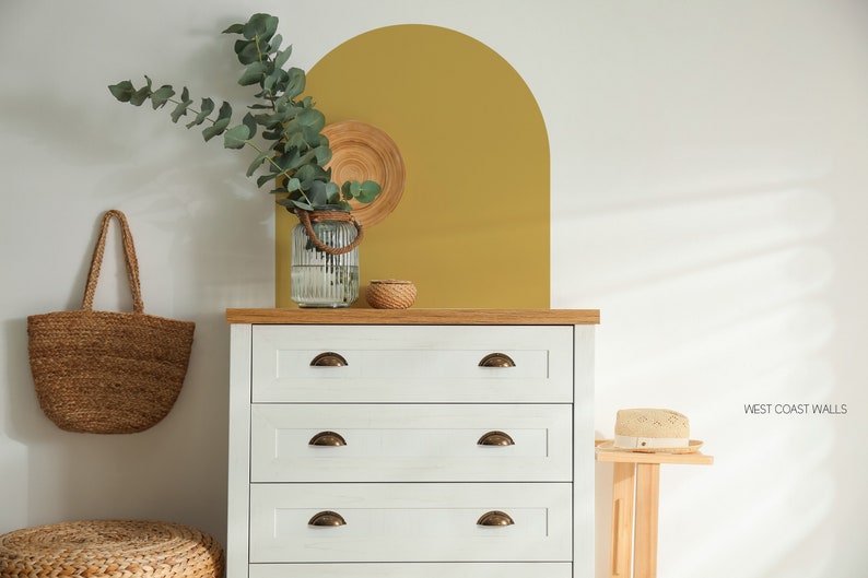 Arch Decal / Removable Arch / Boho Wall Decal / Arch Wall Etsy