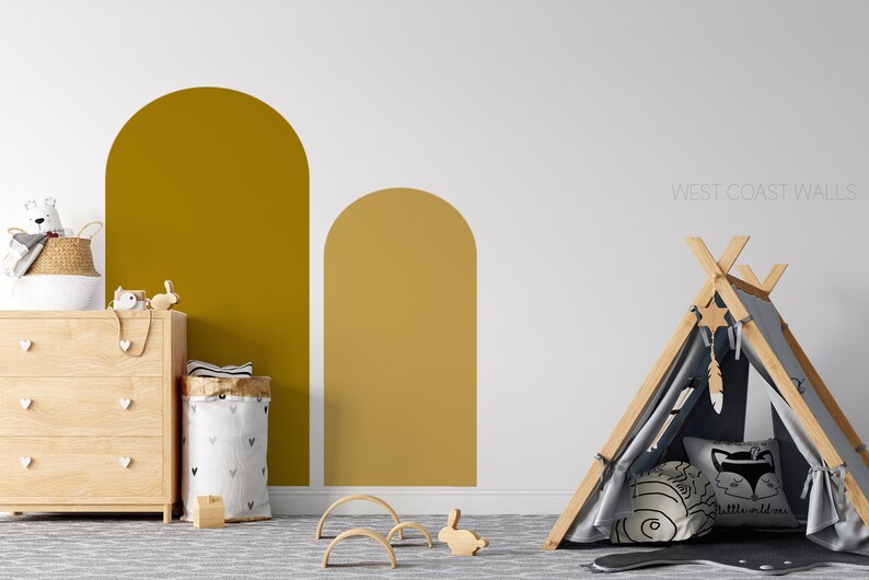 Arch Decal / Removable Arch / Boho Wall Decal / Arch Wall Etsy