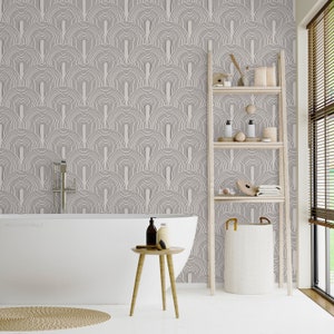 Hand Drawn Arches Wallpaper, Alternate Colours Available / Abstract