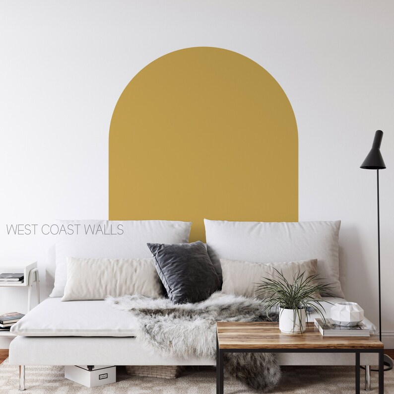 Arch Decal / Removable Arch / Boho Wall Decal / Arch Wall Etsy