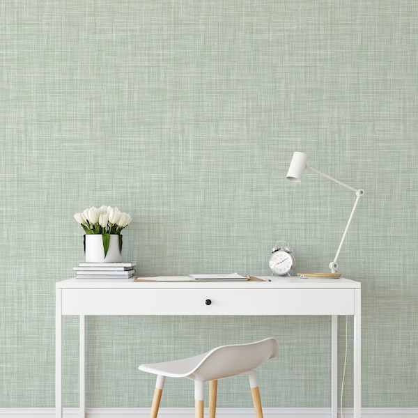 Sage Green Accent Wallpaper - Etsy