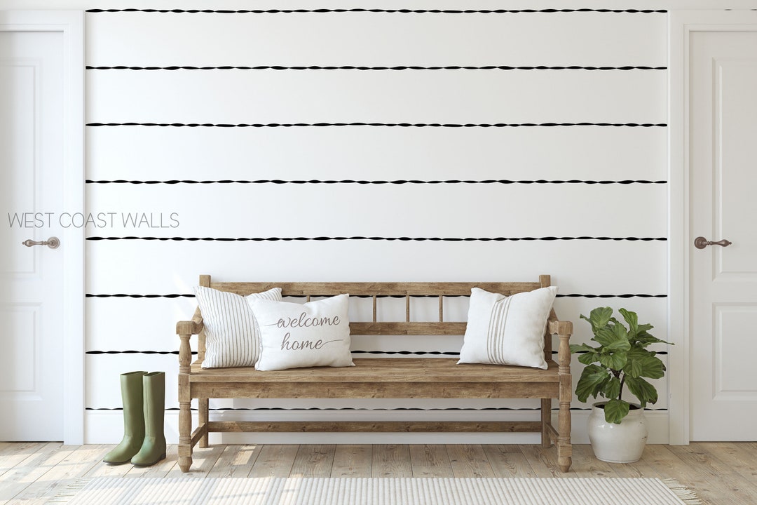Bumpy Line Decals / Stripe Wall Decals / Striped Walls / Bumpy Stripes