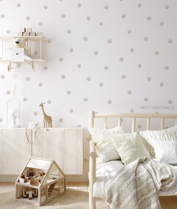 Polka Dot Wall Decals - Removable Vinyl Circle Stickers For Nursery & Playroom