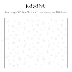 Drawn Jungle Animals Removable Wall Decals / Jungle Decor / Jungle Theme / Nursery Decor / Boys Room / Lion Cheetah Toucan Elephant Giraffe image 9
