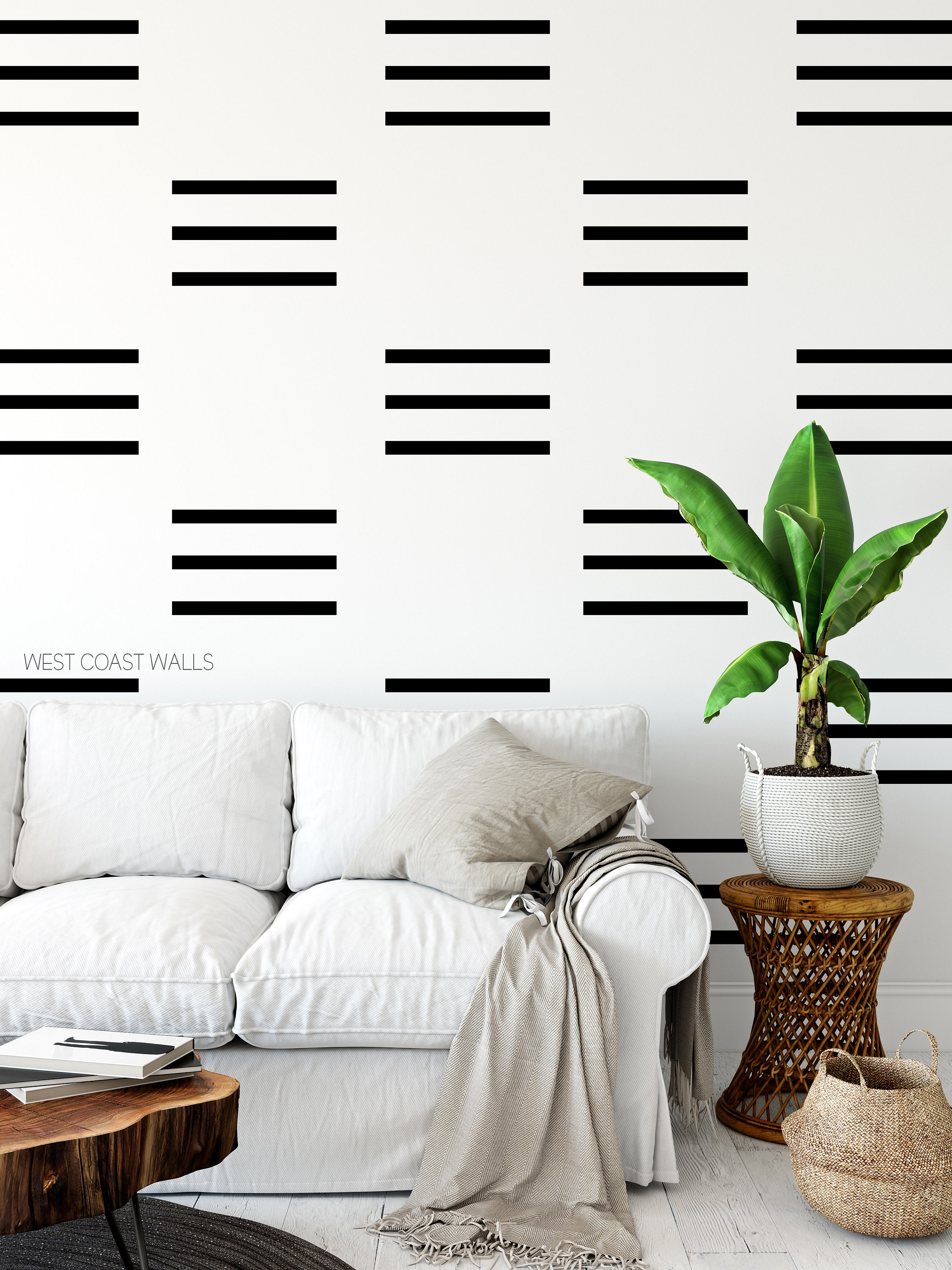 Stripe Wall Decals / Line Decals / Striped Walls / Pinstripes Etsy Canada