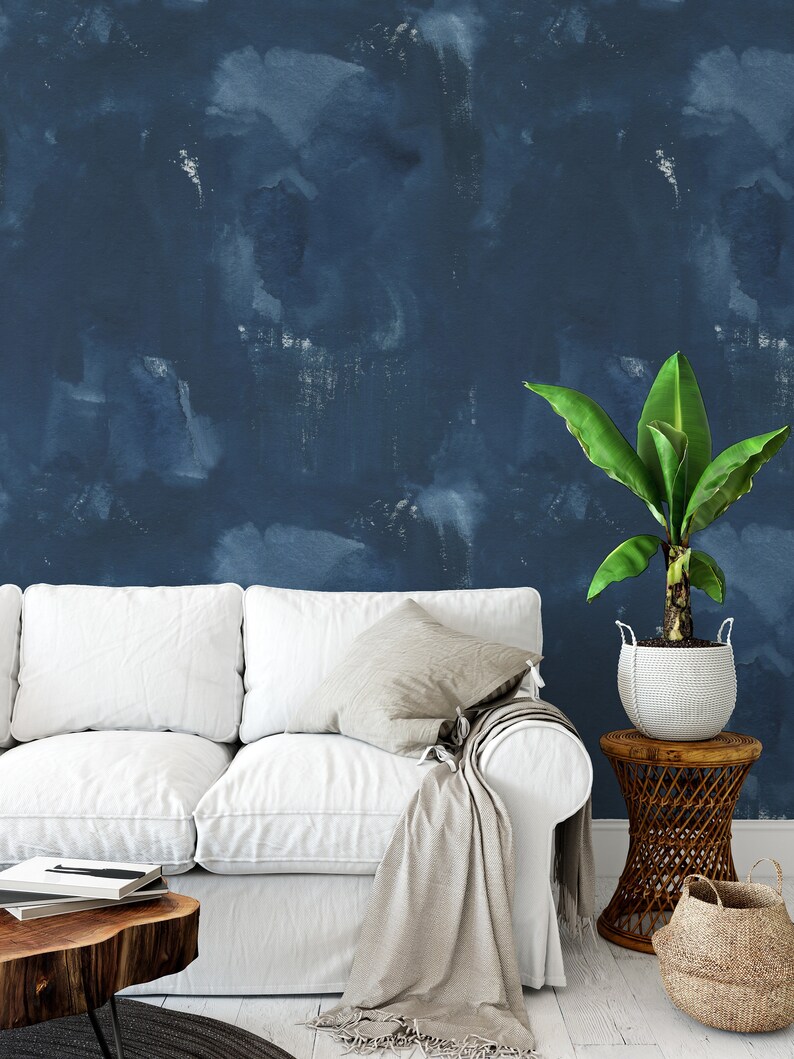 Custom Wallpaper / Removable Wallpaper/ Textured Walls / Etsy