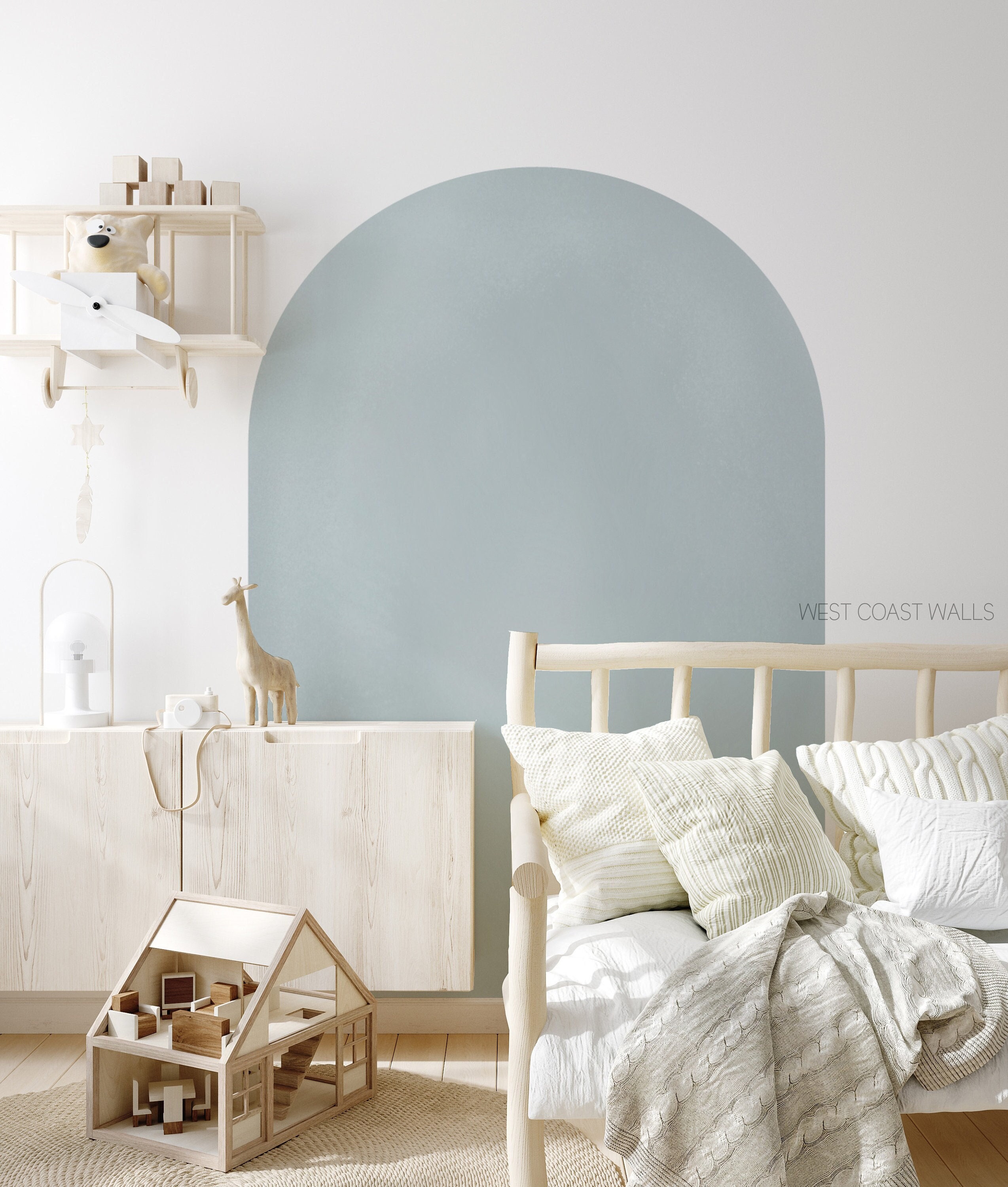 Watercolor painted Arch Decal / Removable Arch / Boho Wall Decal / Painted Arch Wall Sticker / Boho Wall Decor / Boho Nursery