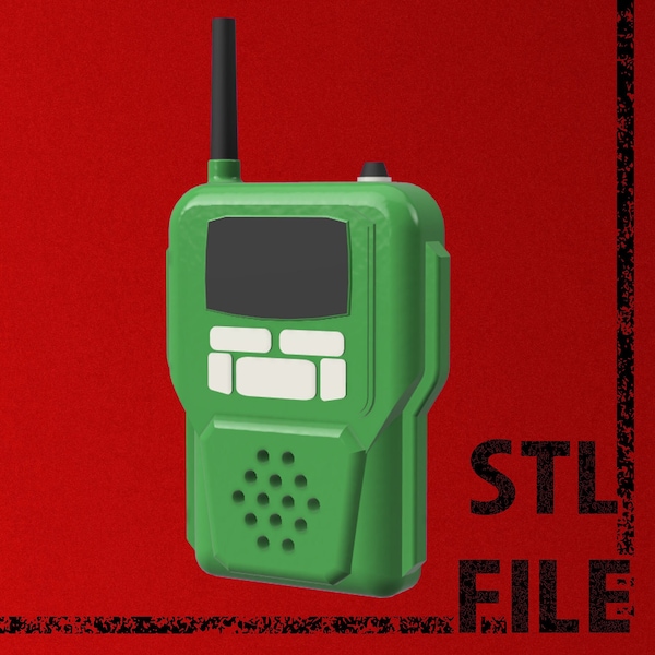 Lethal Company - Walkie Talkie / Radio - STL FILE ONLY - 3D Print Ready