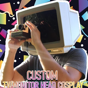 Custom TV Head / Monitor Head - Objecthead Cosplay