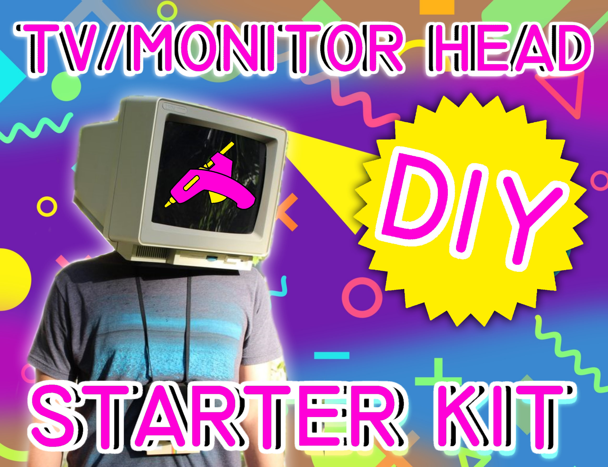 TV Head / Monitor Head Doityourself D.I.Y Objecthead Etsy Australia