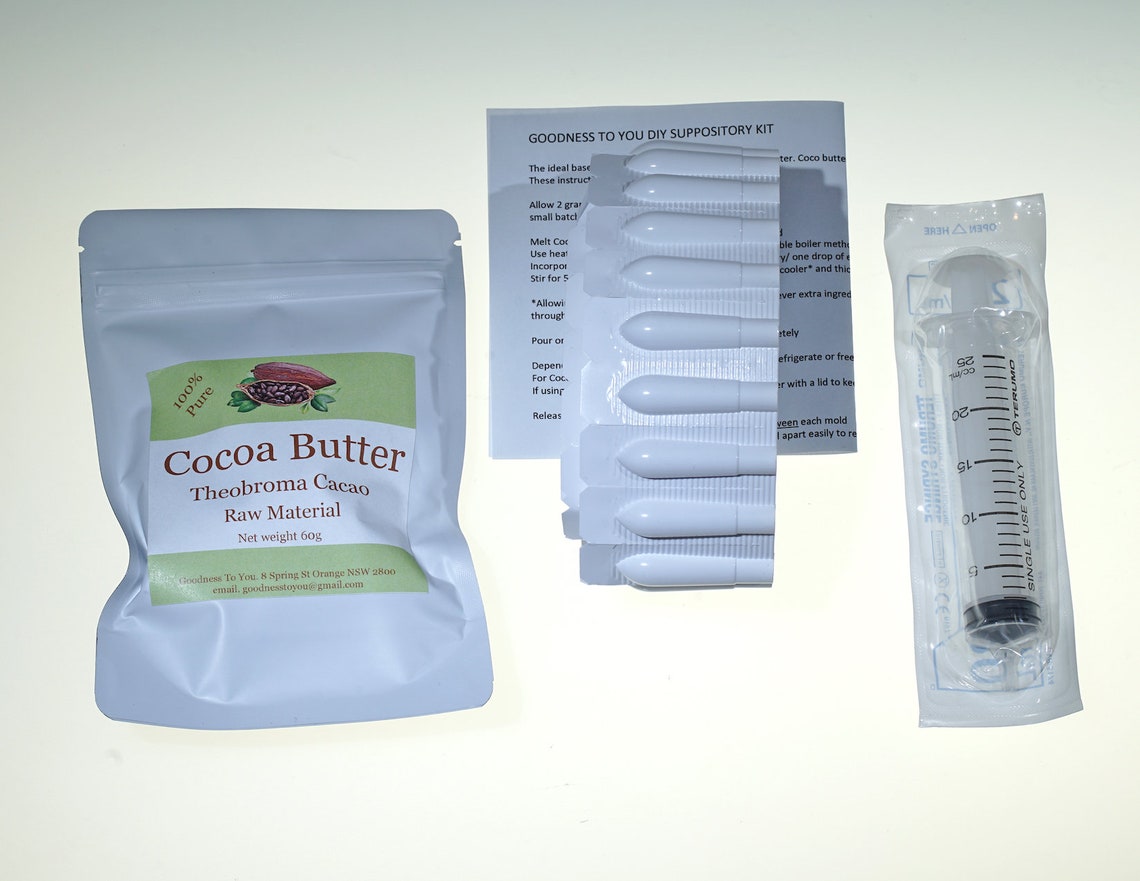 DIY Suppository Kit Supplies for Cocoa Butter Suppository DIY Etsy