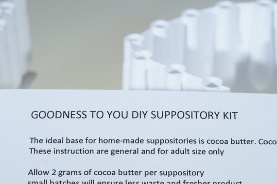 DIY Suppository Kit Supplies for Cocoa Butter Suppository DIY