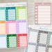A5 BILL TRACKER STICKERS : 2 Colors, 1 Black, Printed Version. Fits ...