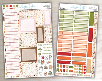 Monthly Add On Stickers for A5, 7x9, and 8.5x11 Planners | Erin Condren | Happy Planner | M-058