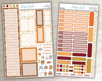 Pegatinas mensuales adicionales para agendas A5, 7x9 y 8.5x11 / Erin Condren / Happy Planner / M-059