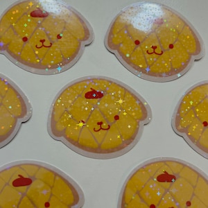 Pompom concha sticker